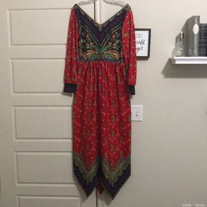 Multicolored Boho dress